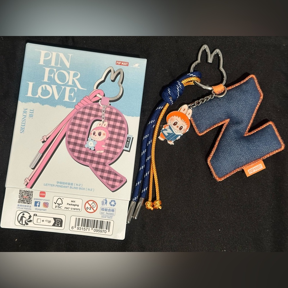 Pin for Love Letter Pendant Letter Z